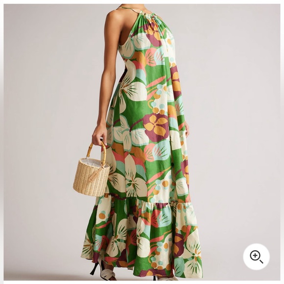TED BAKER
Dulina Strappy Linen Maxi Dress - Picture 5 of 15